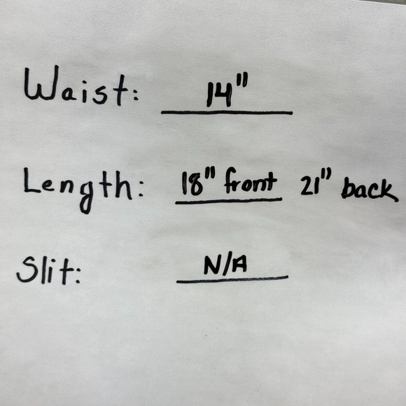 Pilco Anthropologie Amora Skirt XS Petite Ruffled High Low Distressed Green Gray - Picture 12 of 13